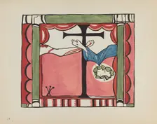 Plate 14: Main Altarpiece, Chimayo: From Portfolio "Spanish Colonial Designs of New Mexico", 1935/19 Creator: Unknown