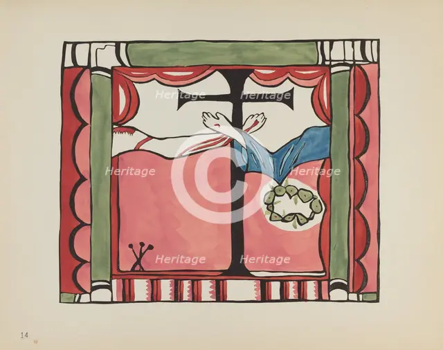 Plate 14: Main Altarpiece, Chimayo: From Portfolio "Spanish Colonial Designs of New Mexico", 1935/19 Creator: Unknown.