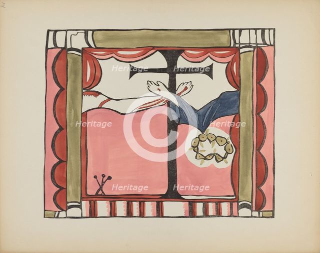 Plate 14: Main Altarpiece, Chimayo: From Portfolio "Spanish Colonial Designs of New Mexico", 1935/19 Creator: Unknown.