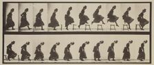 Plate 156 from Animal Locomotion, 1887. Creator: Eadweard J Muybridge