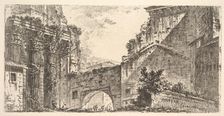 Plate 15: Forum of Augustus (Foro di Augusto), ca. 1748. Creator: Giovanni Battista Piranesi