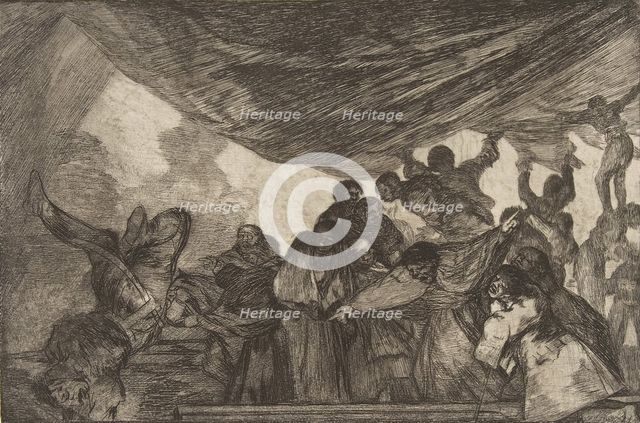 Plate 15 from the 'Disparates': Clear Folly, ca. 1816-23 (published 1864). Creator: Francisco Goya.