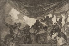 Plate 15 from the Disparates': Clear Folly, ca. 1816-23 (published 1864). Creator: Francisco Goya