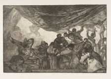 Plate 15 from the Disparates': Clear Folly, ca. 1816-23 (published 1864). Creator: Francisco Goya