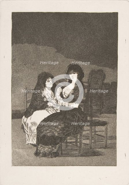 Plate 15 from 'Los Caprichos': Pretty Advice (Bellos consejos), 1799. Creator: Francisco Goya.