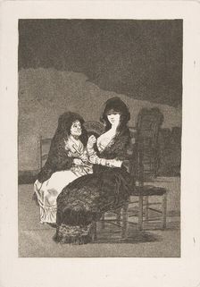 Plate 15 from Los Caprichos': Pretty Advice (Bellos consejos), 1799. Creator: Francisco Goya