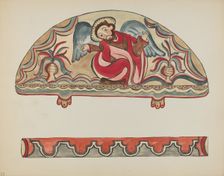 Plate 15: The Creation (Lunette): From Portfolio "Spanish Colonial Designs of New Mexico", 1935/1942 Creator: Unknown