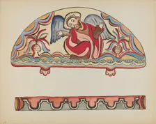 Plate 15: The Creation (Lunette): From Portfolio "Spanish Colonial Designs of New Mexico", 1935/1942 Creator: Unknown