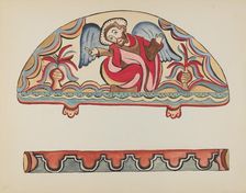 Plate 15: The Creation (Lunette): From Portfolio "Spanish Colonial Designs of New Mexico", 1935/1942 Creator: Unknown