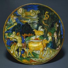 Plate, 1526. Creator: Maestro Giorgio Andreoli (Italian, 1465-70-aft 1553)
