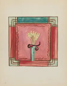 Plate 16: Altar Panel: From Portfolio "Spanish Colonial Designs of New Mexico", 1935/1942. Creator: Unknown