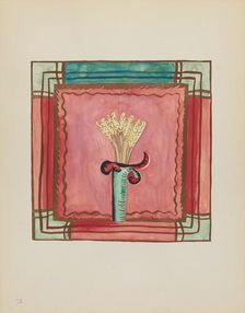 Plate 16: Altar Panel: From Portfolio "Spanish Colonial Designs of New Mexico", 1935/1942. Creator: Unknown
