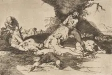 Plate 16 from The Disasters of War (Los Desastres de La Guerra): They ..., 1810 (published 1863). Creator: Francisco Goya