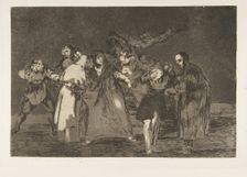Plate 16 from the Disparates': Wounds heal quicker than hasty words, ca. 1816-23 (published 1864). Creator: Francisco Goya