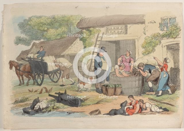 Plate 16, from "World in Miniature", 1816., 1816. Creator: Thomas Rowlandson.