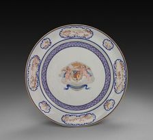 Plate, 1785-1800. Creator: Unknown