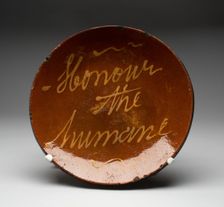 Plate, 1790/1850. Creator: Unknown