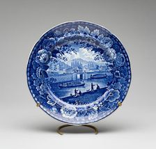 Plate, 1790/1818. Creator: Enoch Wood & Sons