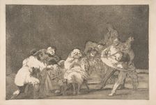 Plate 17 from the Disparates': Loyalty, ca. 1816-23 (private printing ca.1854). Creator: Francisco Goya