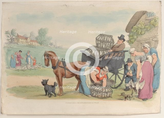 Plate 17, from "World in Miniature", 1816., 1816. Creator: Thomas Rowlandson.