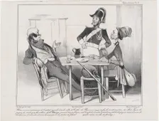 Plate 17: Robert Macaire, 1838. Creator: Honore Daumier