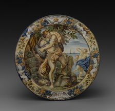 Plate, 1725-1775. Creator: Liborius Grue (Italian, 1702-1776)