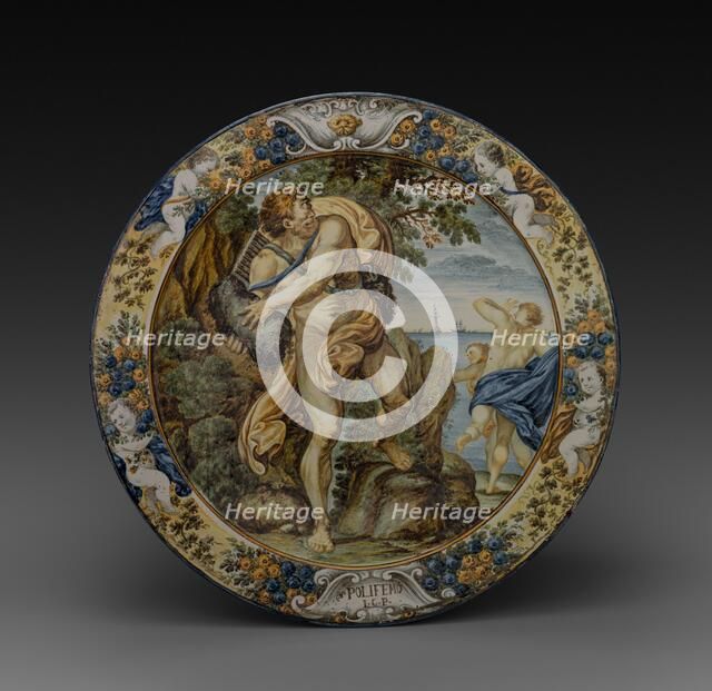 Plate, 1725-1775. Creator: Liborius Grue (Italian, 1702-1776).