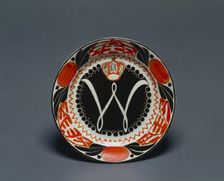 Plate, 1898. Creator: Carel-Adolphe-Lion Cachet (Netherlandish, 1864-1945); Petrus Regout & Co., Maastricht (Netherlandish)