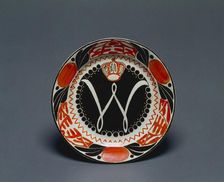 Plate, 1898. Creator: Carel-Adolphe-Lion Cachet (Netherlandish, 1864-1945); Petrus Regout & Co., Maastricht (Netherlandish)