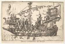 Plate 18: Orpheus led by Bacchus (Orfeo condotto da Bacco), from the series The magnifice..., 1664. Creator: Unknown