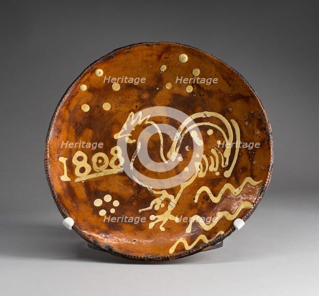 Plate, 1808. Creator: Unknown.