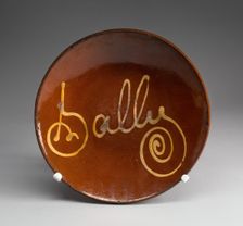 Plate, 1820/1867. Creator: George Wolfkiel