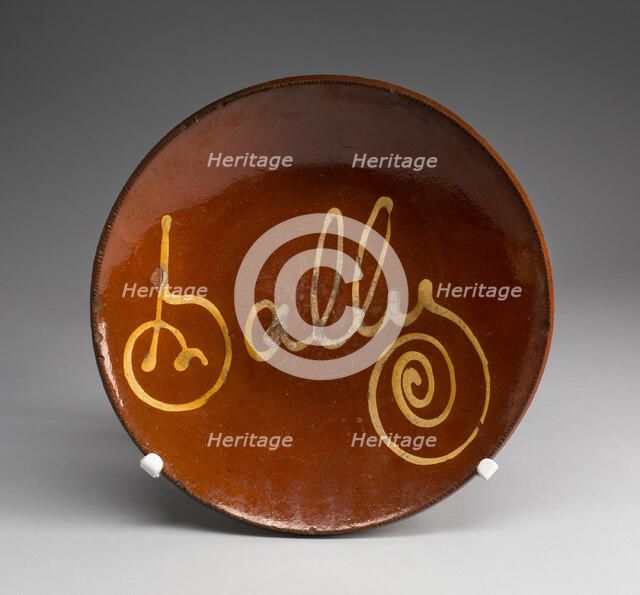 Plate, 1820/1867. Creator: George Wolfkiel.