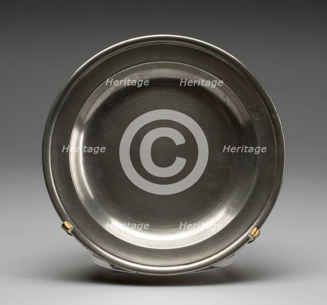 Plate, 1825/27. Creator: Boardman and Company.