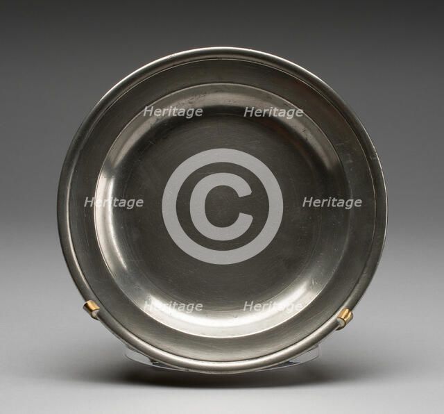 Plate, 1825/27. Creator: Boardman and Company.