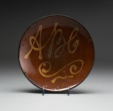 Plate, 1825/55. Creator: Asa E. Smith