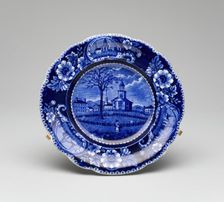 Plate, 1827/36. Creator: James and Ralph Clews