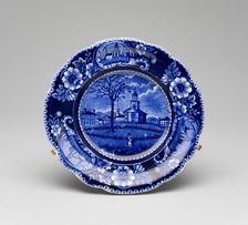 Plate, 1827/36. Creator: James and Ralph Clews