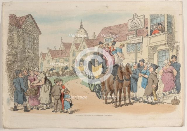Plate 19, from "World in Miniature", 1816., 1816. Creator: Thomas Rowlandson.