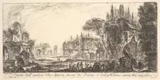 Plate 19: Part of the ancient Appian Way about three miles outside Porta S. Sebastiano..., ca. 1748. Creator: Giovanni Battista Piranesi