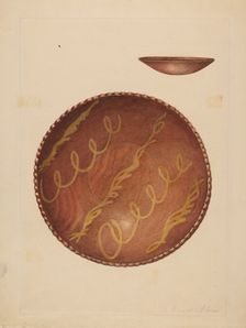 Plate, 1935/1942. Creator: Anna Aloisi