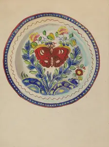 Plate, 1935/1942. Creator: Unknown