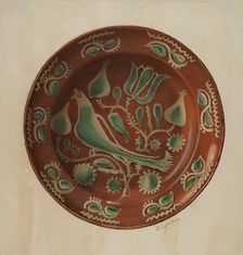 Plate, 1935/1942. Creator: William L Antrim
