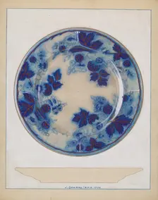 Plate, 1936. Creator: J. Howard Iams