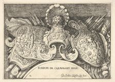 Plate 2: trophies of Roman arms from decorations above the windows on the second floor ..., 1656-58. Creator: Giovanni Battista Galestruzzi