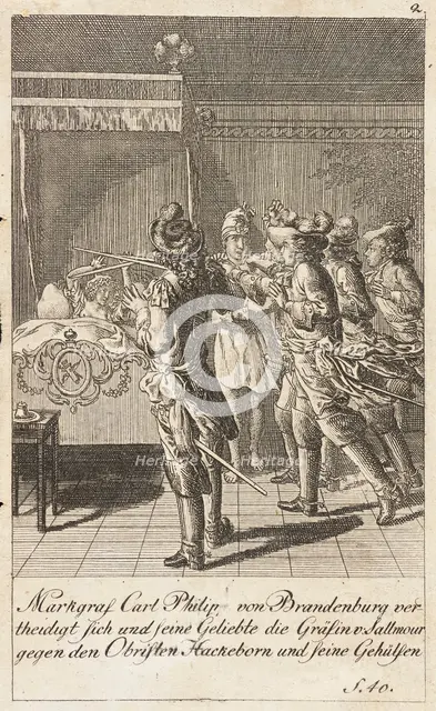 Plate 2 for 'History of Brandenburg for 1793', 1792. Creator: Daniel Nikolaus Chodowiecki.