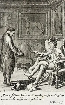 Plate 2 for J.G. Muller's Siegfried von Lindenberg 1783. Creator: Daniel Nikolaus Chodowiecki