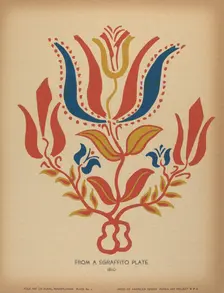 Plate 2: From Portfolio "Folk Art of Rural Pennsylvania", c. 1939. Creator: Unknown
