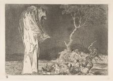 Plate 2 from the Disparates': Folly of Fear, ca. 1816-23 (published ca. 1848). Creator: Francisco Goya