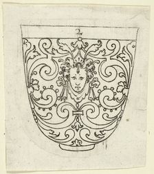 Plate 2, from XX Stuck zum (ornamental designs for goblets and beakers), 1601. Creator: Master AP